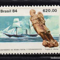 Sellos: BRASIL 1645** - AÑO 1984 - BARCOS - CENTENARIO DEL MUSEO NAVAL