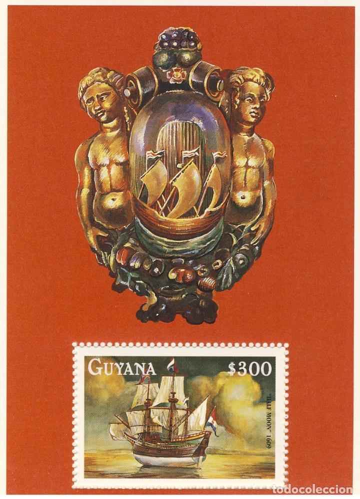 Sellos: GUYANA.  BARCOS - Foto 1