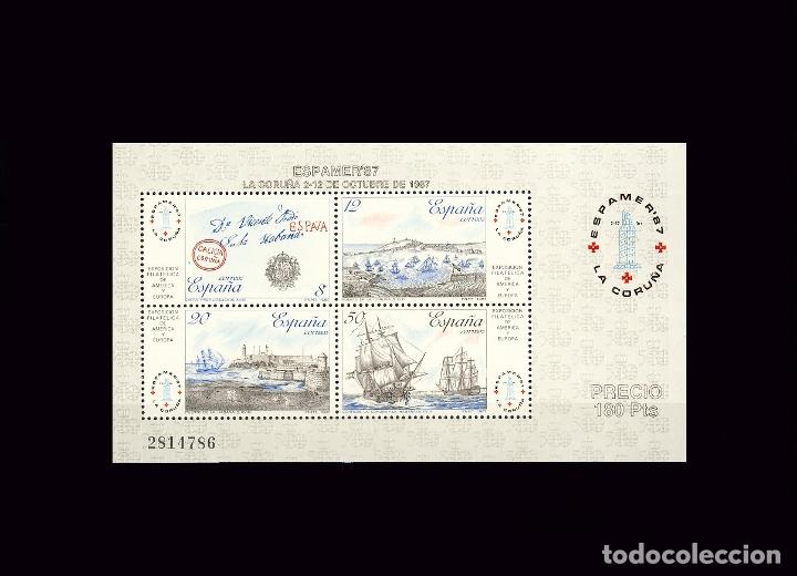 Sellos: ESPA&Atilde;�A. 2916 HOJA BLOQUE EXPAMER&Acirc;&acute;87 - Foto 1