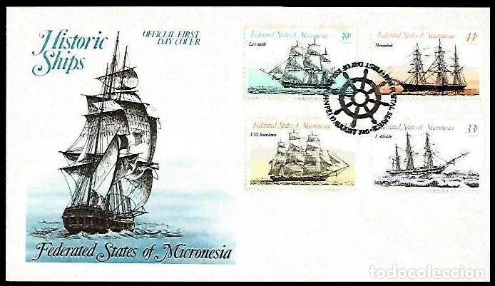 Selos: MICRONESIA 1985 SPD VELEROS HISTORICOS