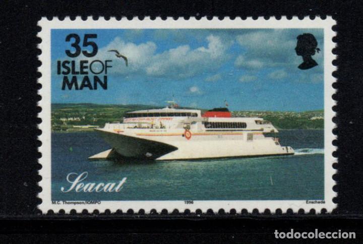 Sellos: MAN 698** - A&Ntilde;O 1996 - BARCOS - SEACAT - Foto 1