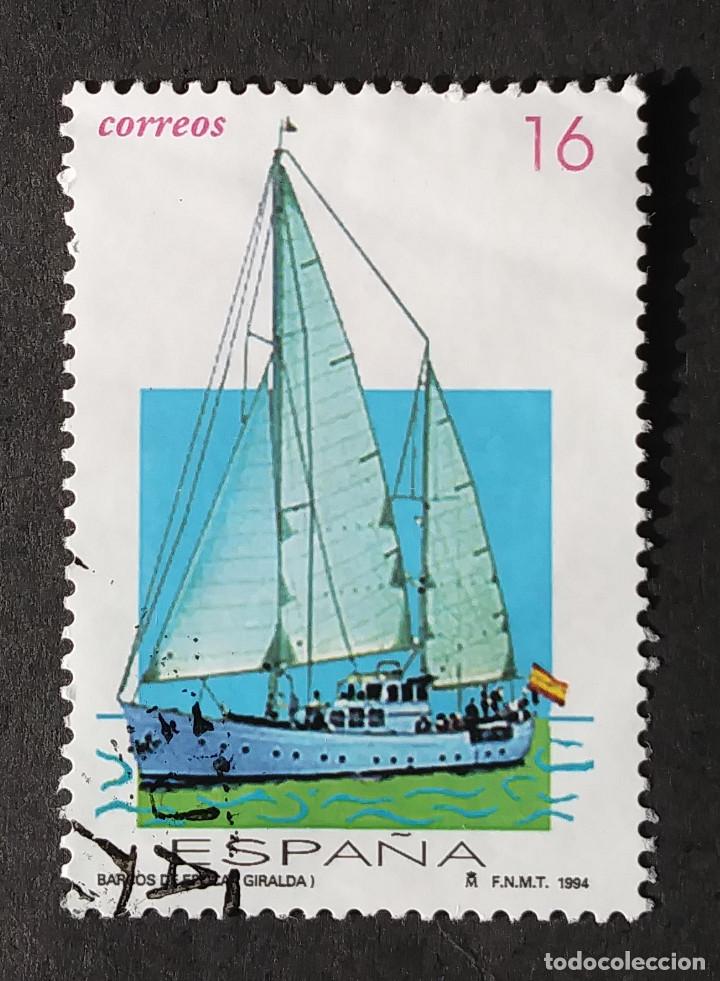 Sellos: 1994 Espa&ntilde;a Barcos de &eacute;poca Giralda - Foto 1