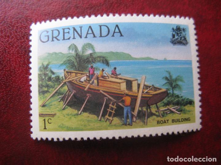 Sellos: *grenada, construccion de un barco - Foto 1
