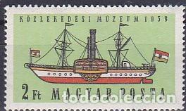 Sellos: Hungr&iacute;a 1959 barcos - Foto 1