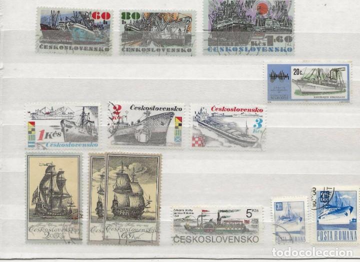 Sellos: LOTE 17 SELLOS TEMA BARCOS - Foto 2