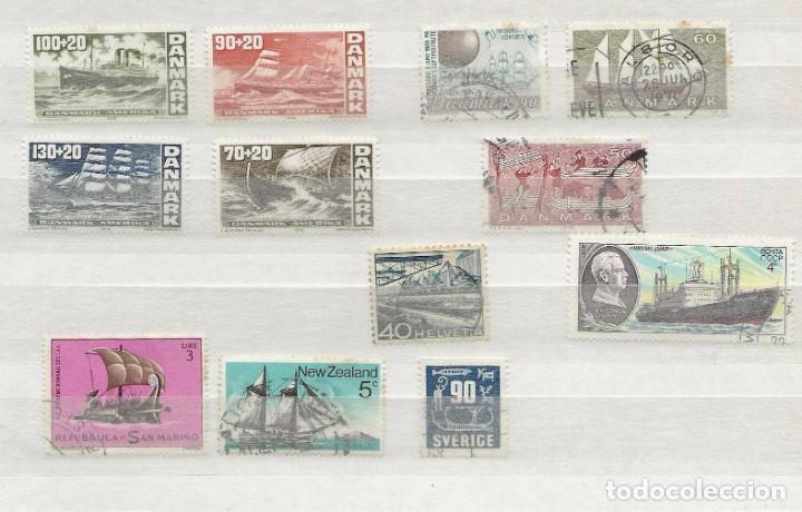 Sellos: LOTE 22 SELLOS TEMA BARCOS - Foto 2