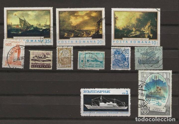 Sellos: LOTE 22 SELLOS TEMA BARCOS - Foto 1