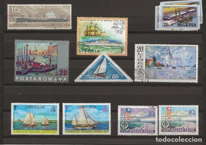 Sellos: LOTE 22 SELLOS TEMA BARCOS - Foto 2