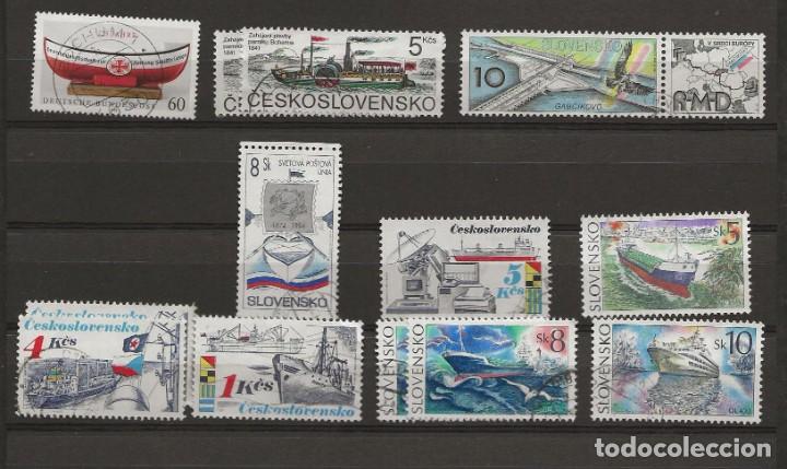 Sellos: LOTE 35 SELLOS TEMA BARCOS - Foto 1