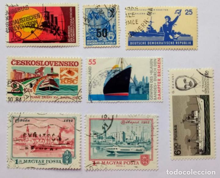 Sellos: LOTE SELLOS TEMATICA BARCOS - BARCO - Foto 1