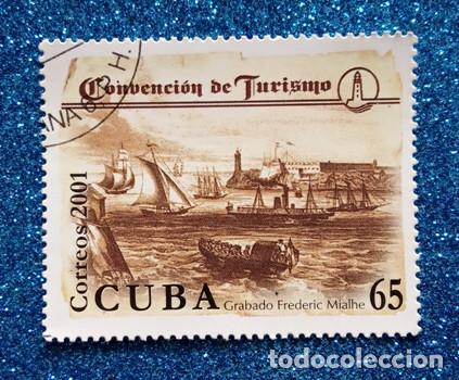Sellos: SELLO CUBA (GRABADO DE FREDERIC MIALHE) - Foto 1