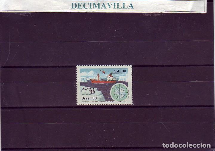 Sellos: TRBA091, BRASIL, BARCOS, ANTARTIDA, 1983, 1588 - Foto 1