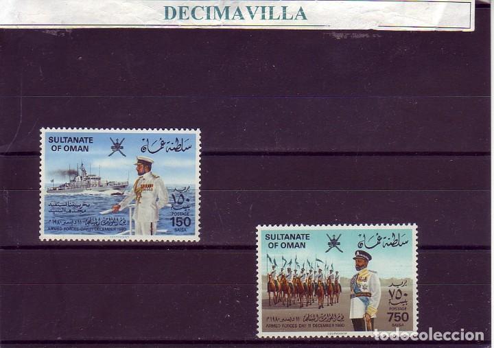 Sellos: TRBA100, OMAN, BARCOS, 1980, 189/90 - Foto 1