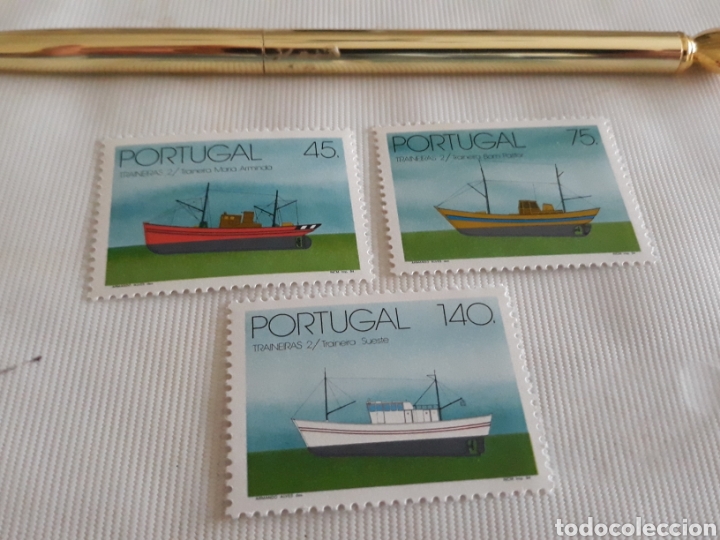 Sellos: Portugal 3 sellos barcos - Foto 1