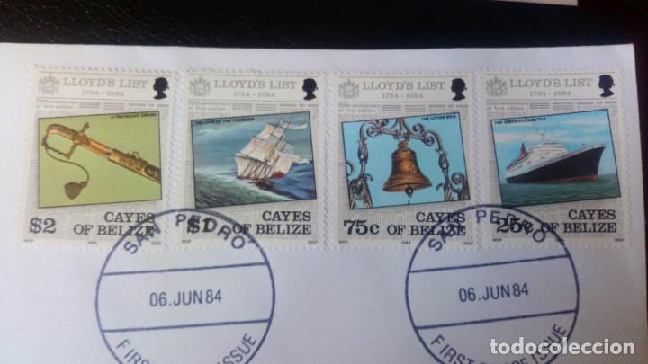 Sellos: CAYOS DE BELICE, BARCOS, SPD 1984 - Foto 2