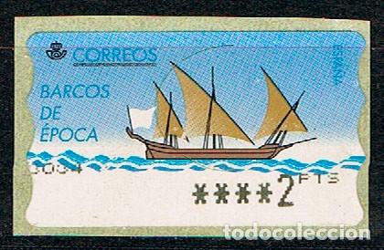Sellos: Etiqueta de valor variable n&ordm; 22, Barcos de &eacute;poca, nuevo - Foto 1