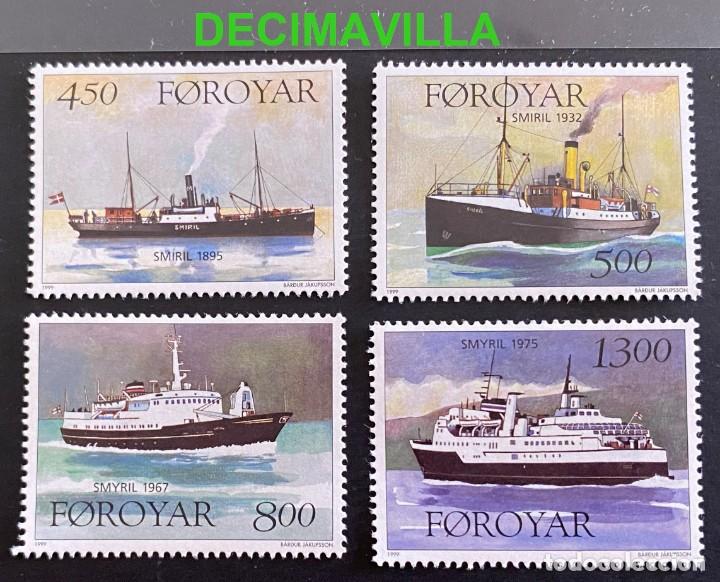 Sellos: TRBA112, FEROE, BARCOS, 1999, 344/47 - Foto 1