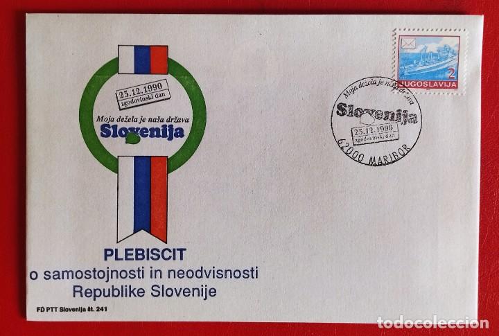 Sellos: YUGOSLAVIA SPD 1990 Barcos - Servicios postales. - Foto 1