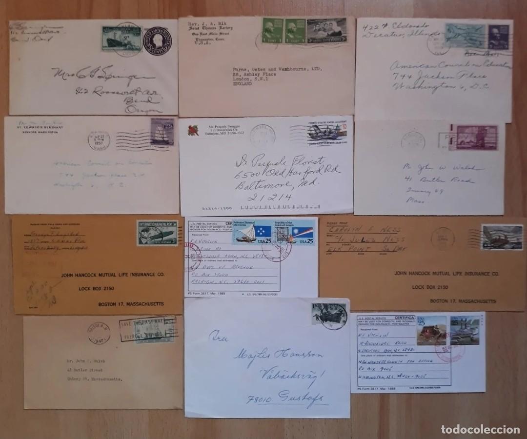 Sellos: BARCOS. 12 PIEZAS HISTORIA POSTAL. - Foto 1