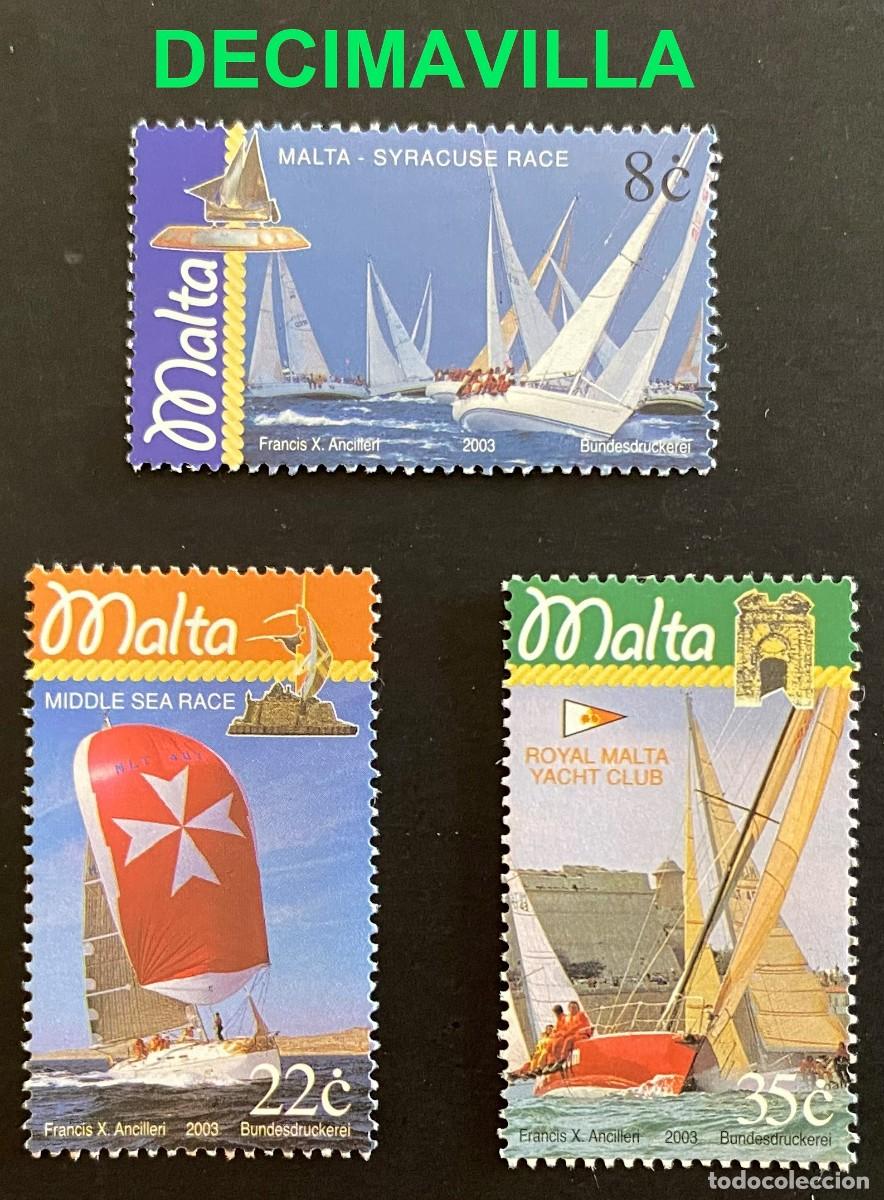 Sellos: TRBA125, MALTA, BARCOS, 2003, 1269/71 - Foto 1