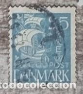 Sellos: SELLO USADO DINAMARCA 1927 BARCO - Foto 1