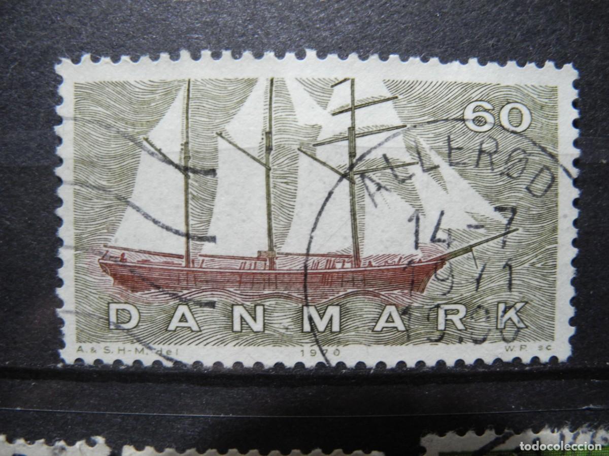 Sellos: Dinamarca 1970. Yvert: 510. Barco - Foto 1