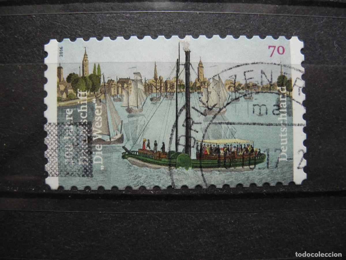 Sellos: Alemania 2016. Yvert: 3067. Barco. - Foto 1