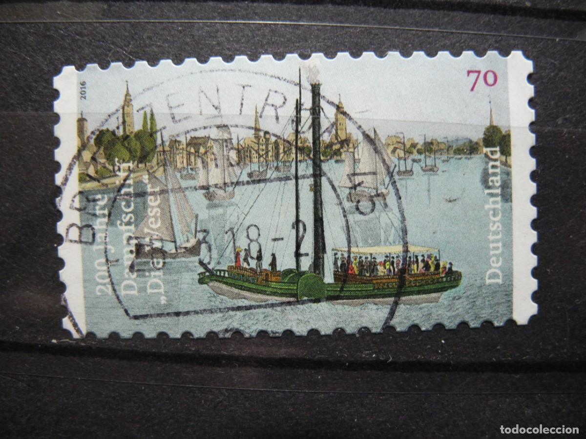 Sellos: Alemania 2016. Yvert: 3067. Barco. - Foto 1