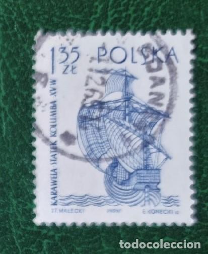 Sellos: SELLO USADO POLONIA TEMATICA BARCOS - NAVIOS - Foto 1