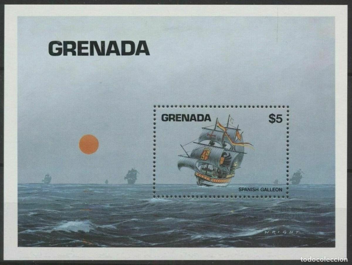 Sellos: SELLO GRENADA 1984 GALEON ESPA&Ntilde;OL - Foto 1