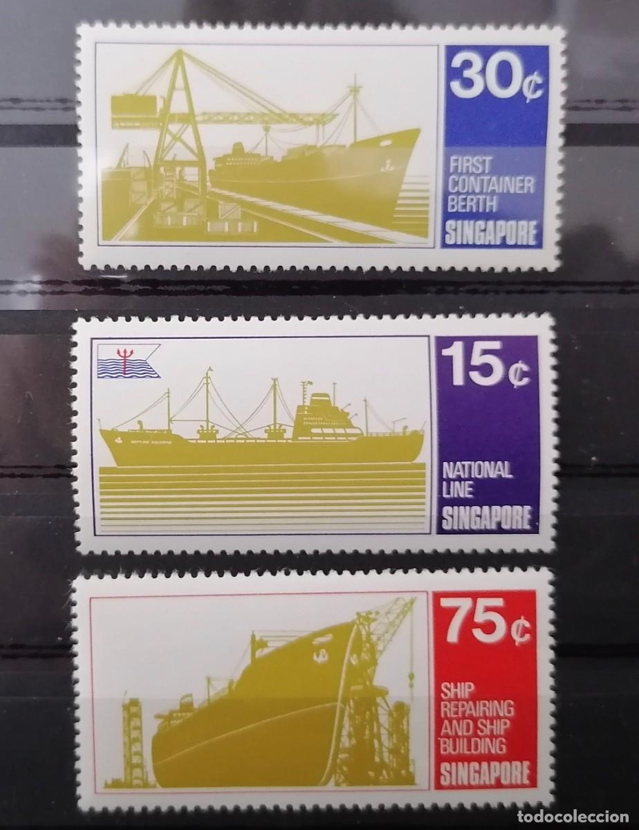 Sellos: SINGAPUR 1970 - BARCOS . - Foto 1