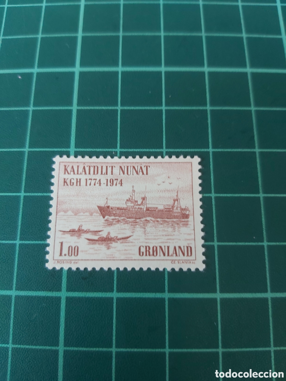 Sellos: Barcos groelandia Dinamarca nuevo - Foto 1