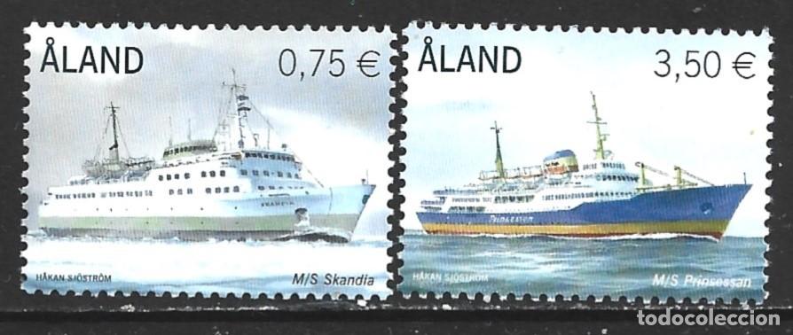 Sellos: ALAND 325/26** - A&Ntilde;O 2010 - BARCOS - Foto 1