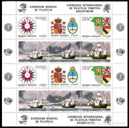 Sellos: ARGENTINA 1984 FLOTA DE COLON - Foto 1