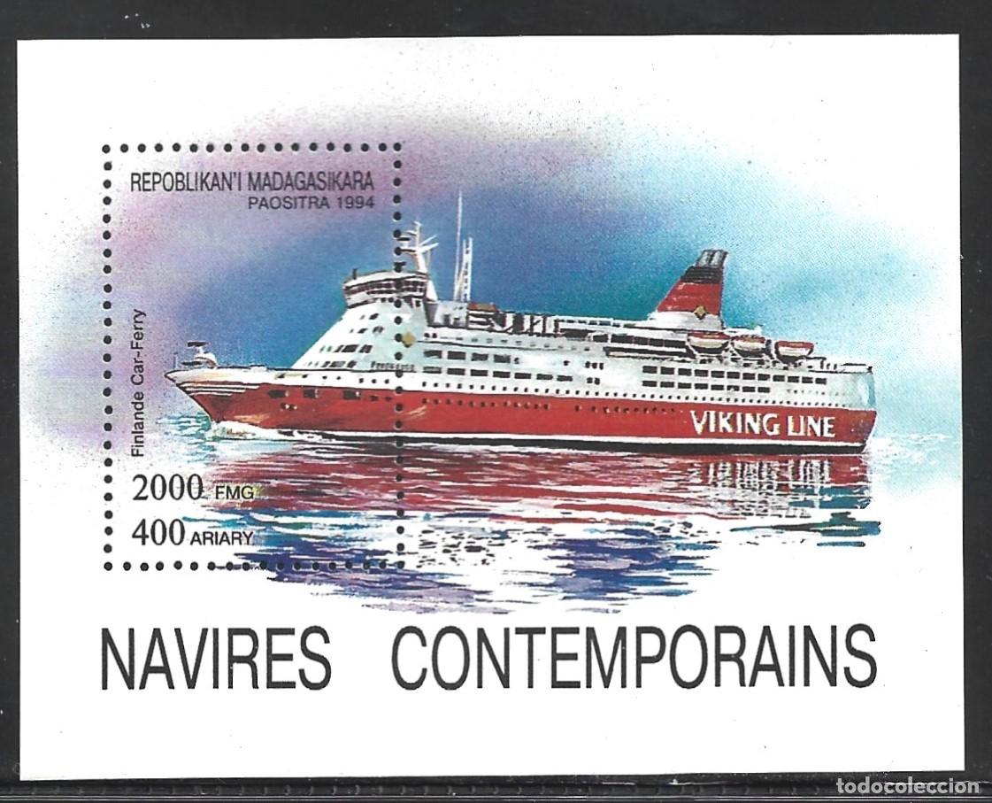 Sellos: MADAGASCAR HB 98** - A&Ntilde;O 1994 - BARCOS - Foto 1