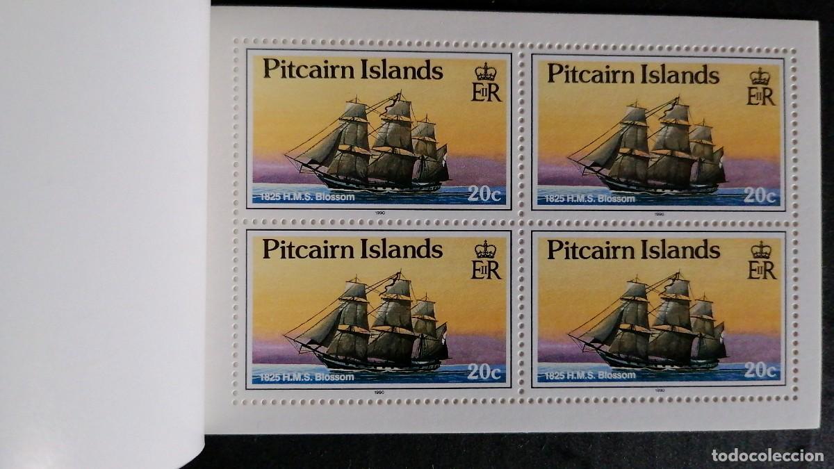 Sellos: ISLAS PITCAIRN 1988 - BARCOS / LIBRITO . - Foto 2
