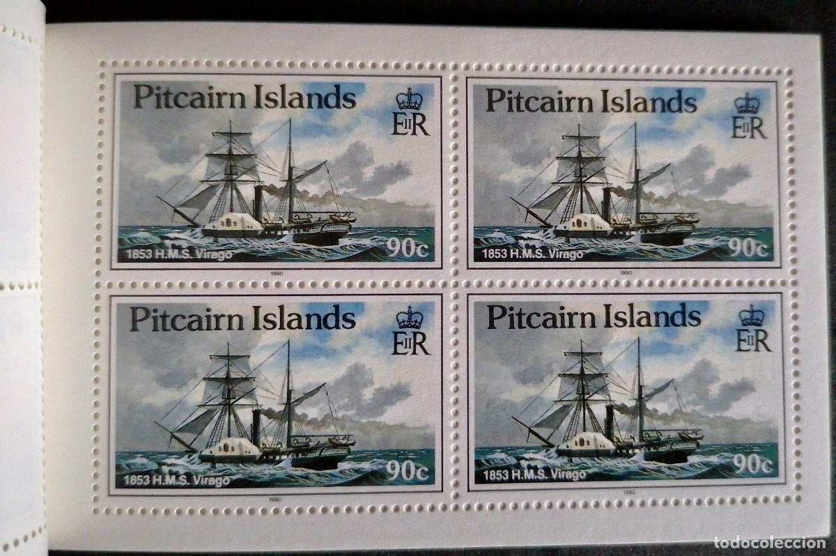 Sellos: ISLAS PITCAIRN 1988 - BARCOS / LIBRITO . - Foto 3