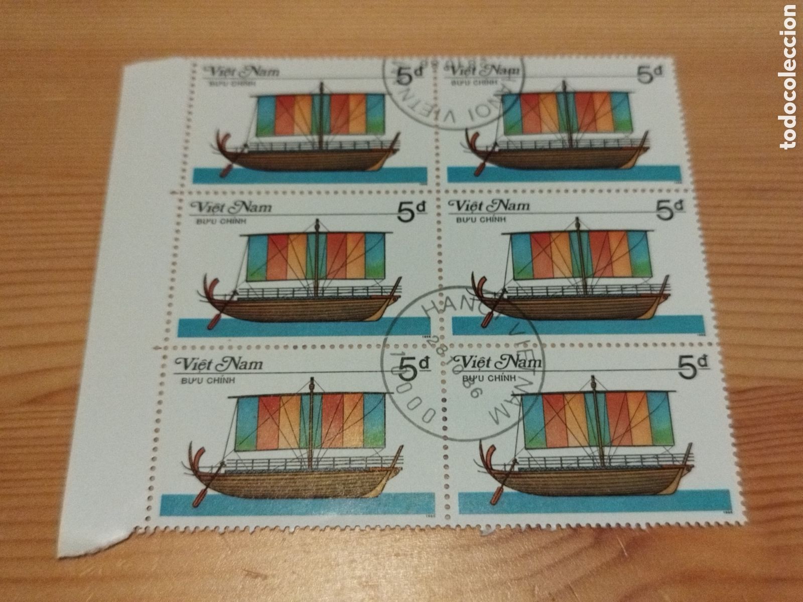 Sellos: Bloque de 6 sellos de Vietnam - Foto 1