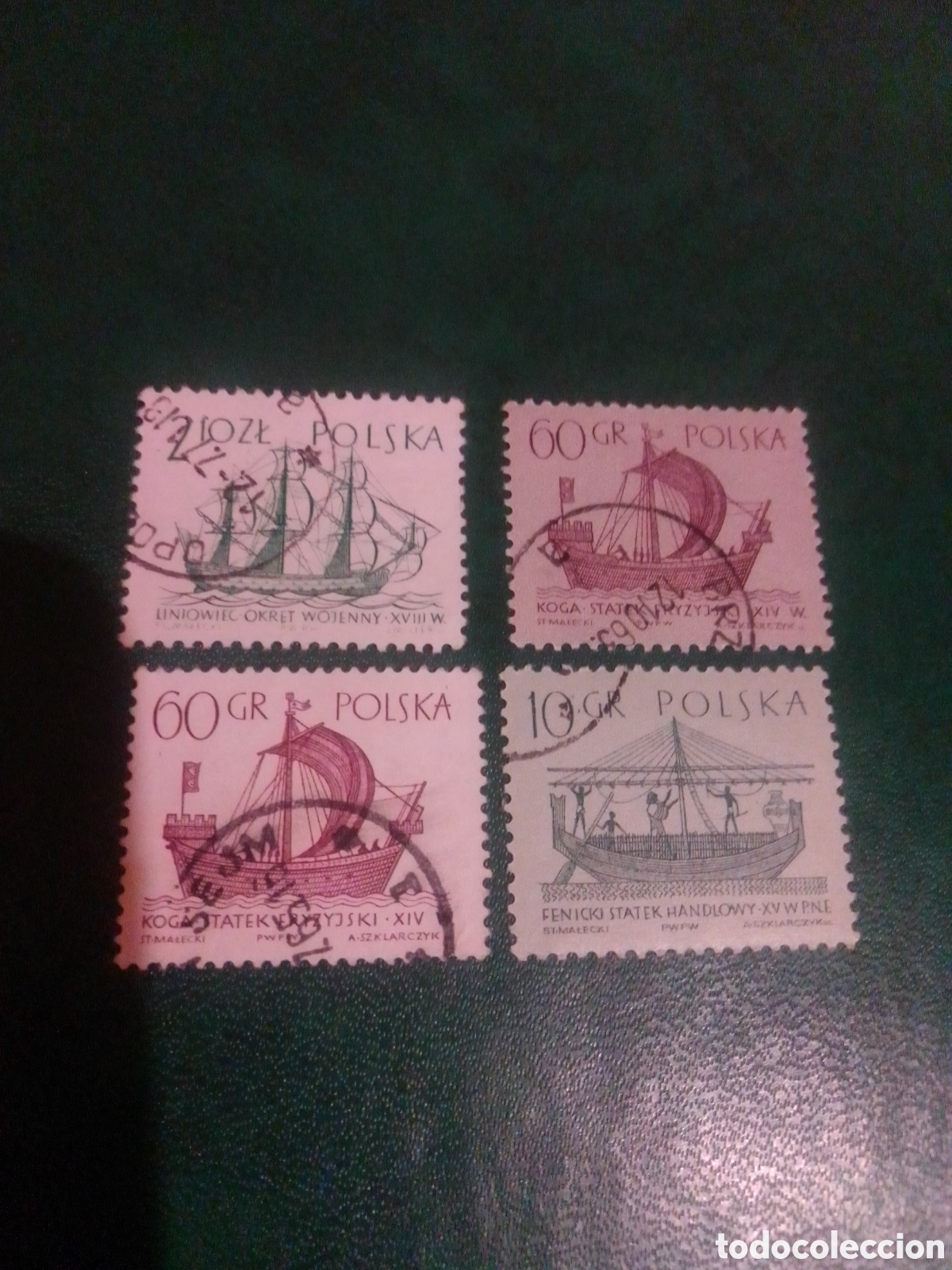 Sellos: Polonia barcos ..... - Foto 1