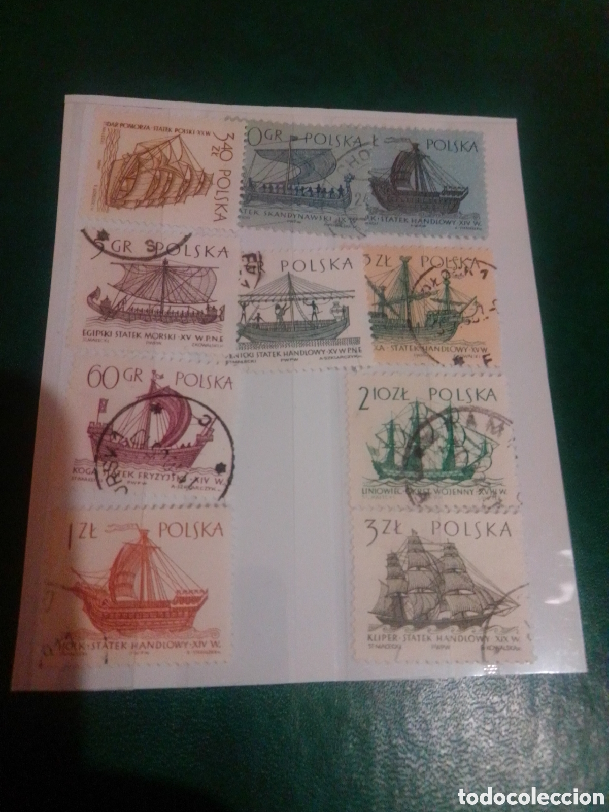 Sellos: Polonia barcos ..... - Foto 1