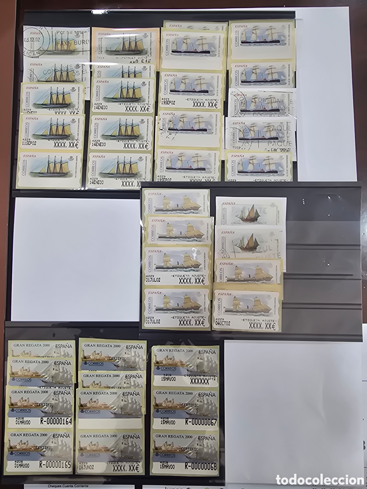 Sellos: SELLOS , ETIQUETAS DE AJUSTE , BARCOS - Foto 1