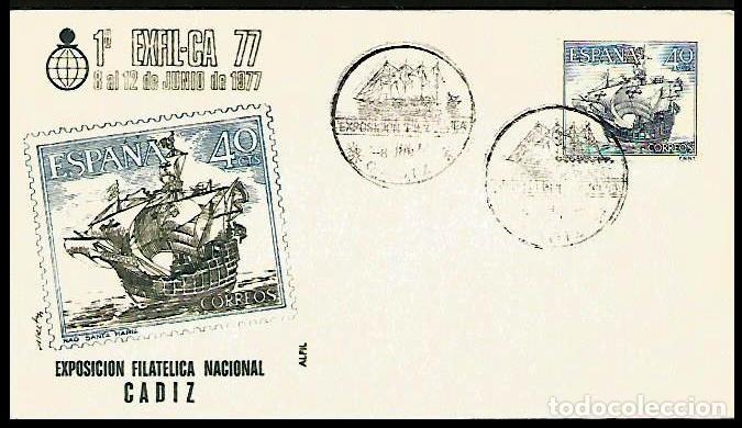 Sellos: EXPOSICION FILATELICA 1977 CADIZ - Foto 1