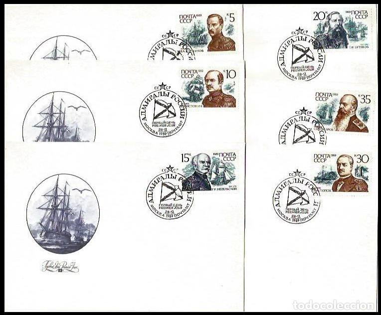 Sellos: RUSIA 1989 SPD ALMIRANTES - Foto 1