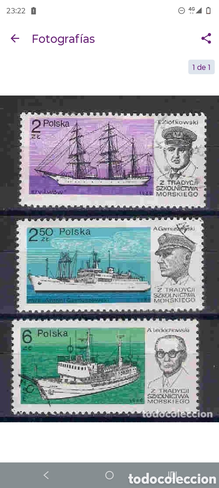 Sellos: Barcos Polonia.1980. ...... - Foto 1