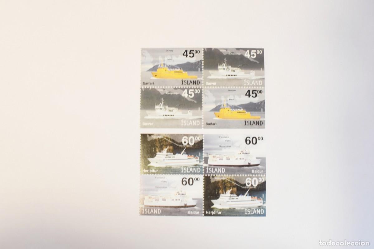 Sellos: Tema Barcos. Islandia - Foto 1