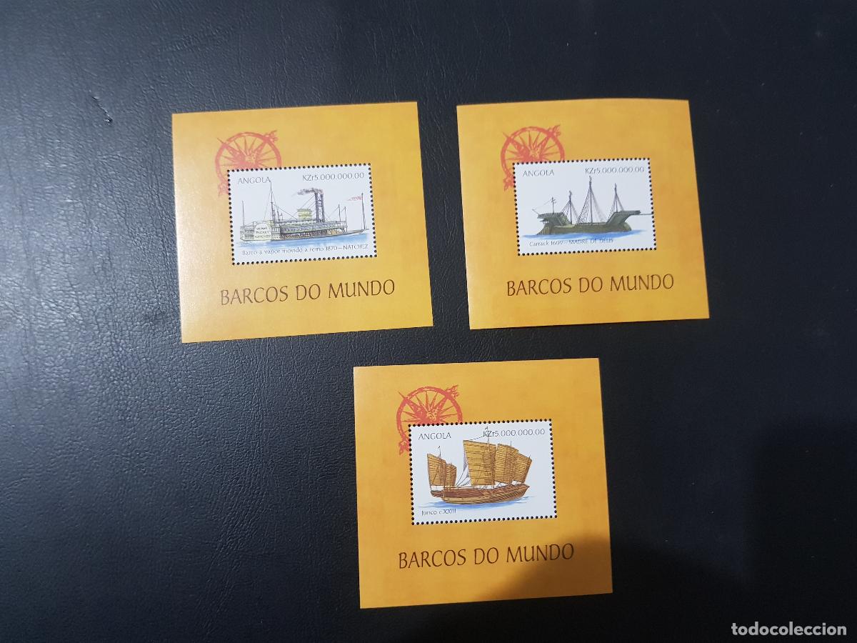 Sellos: 1999 ANGOLA BARCOS DEL MUNDO - Foto 1