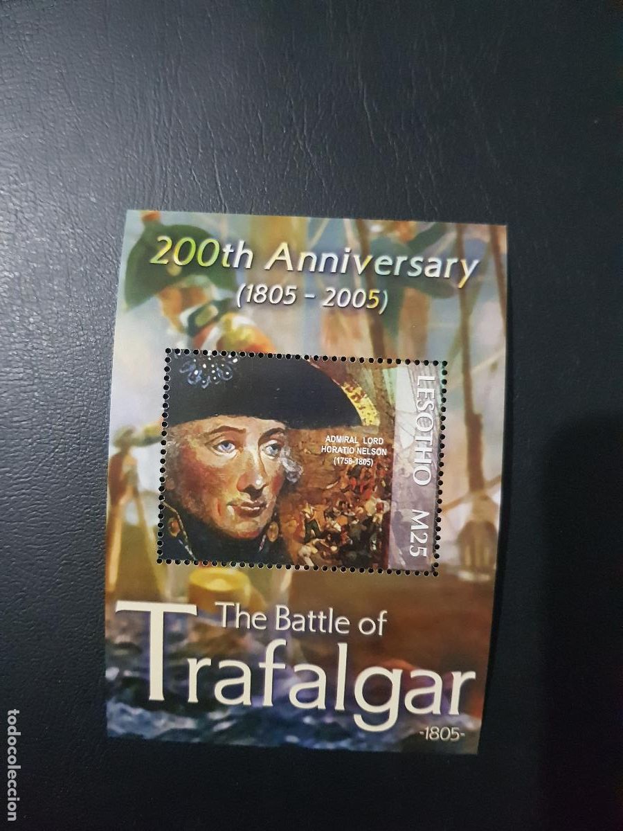 Sellos: 2005 LESOTHO,II CENTENARIO DE LA BATALLA DE TRAFALGAR - Foto 1