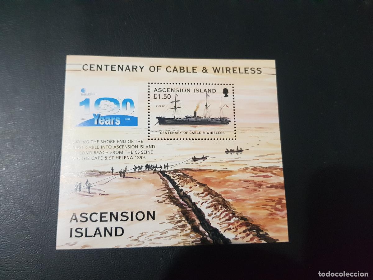 Sellos: 1999 ISLAND ASCENSION,CENTENARIO DE LAS COMUNICACIONES - Foto 1