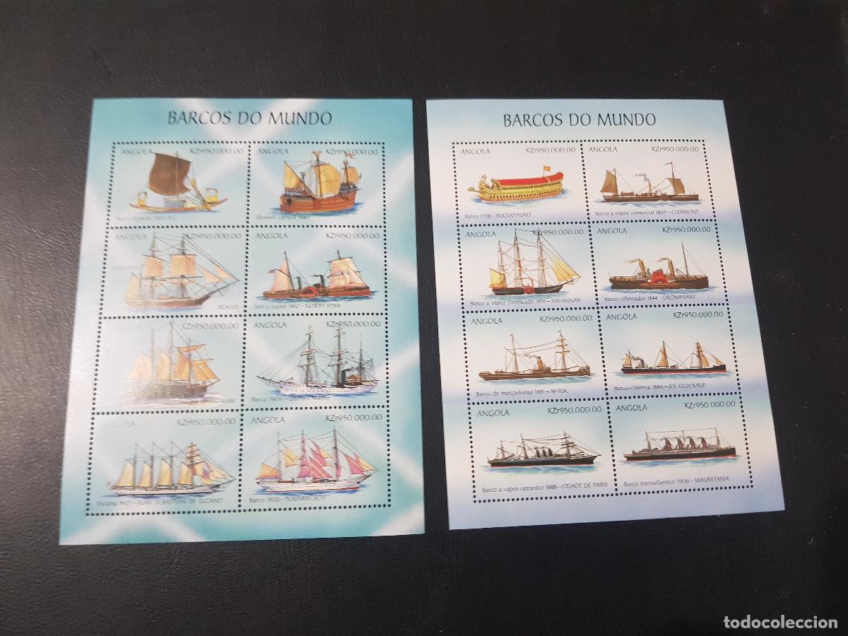 Sellos: 1999 ANGOLA BARCOS DEL MUNDO - Foto 1