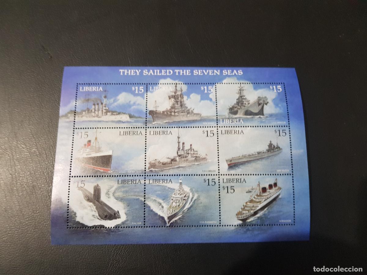 Sellos: 2001,LIBERIS BARCOS DIFERENTES - Foto 1